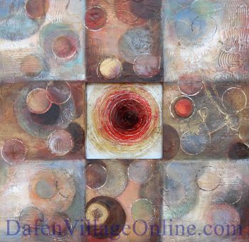 Abstract Line and circles 51
